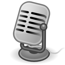 Icône gris micro son microphone à télécharger gratuitement